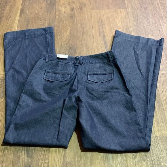 Express Denim - Y2k Express editor low rise flare jeans dark wash stretch woman’s 2 long